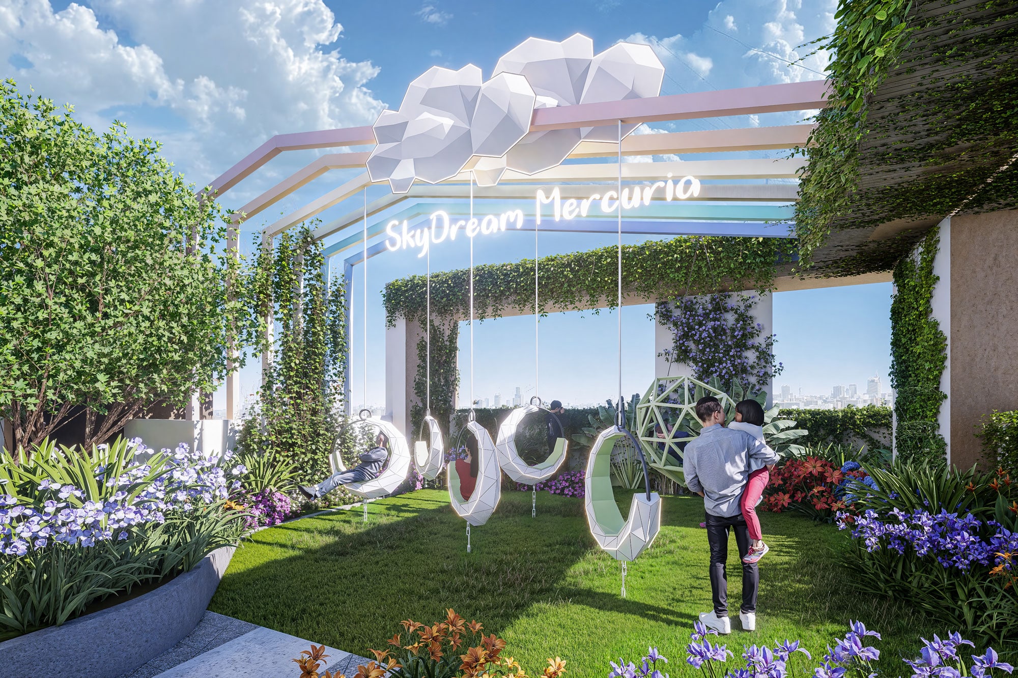 10. Khu vườn treo Sky Dream Mercuria