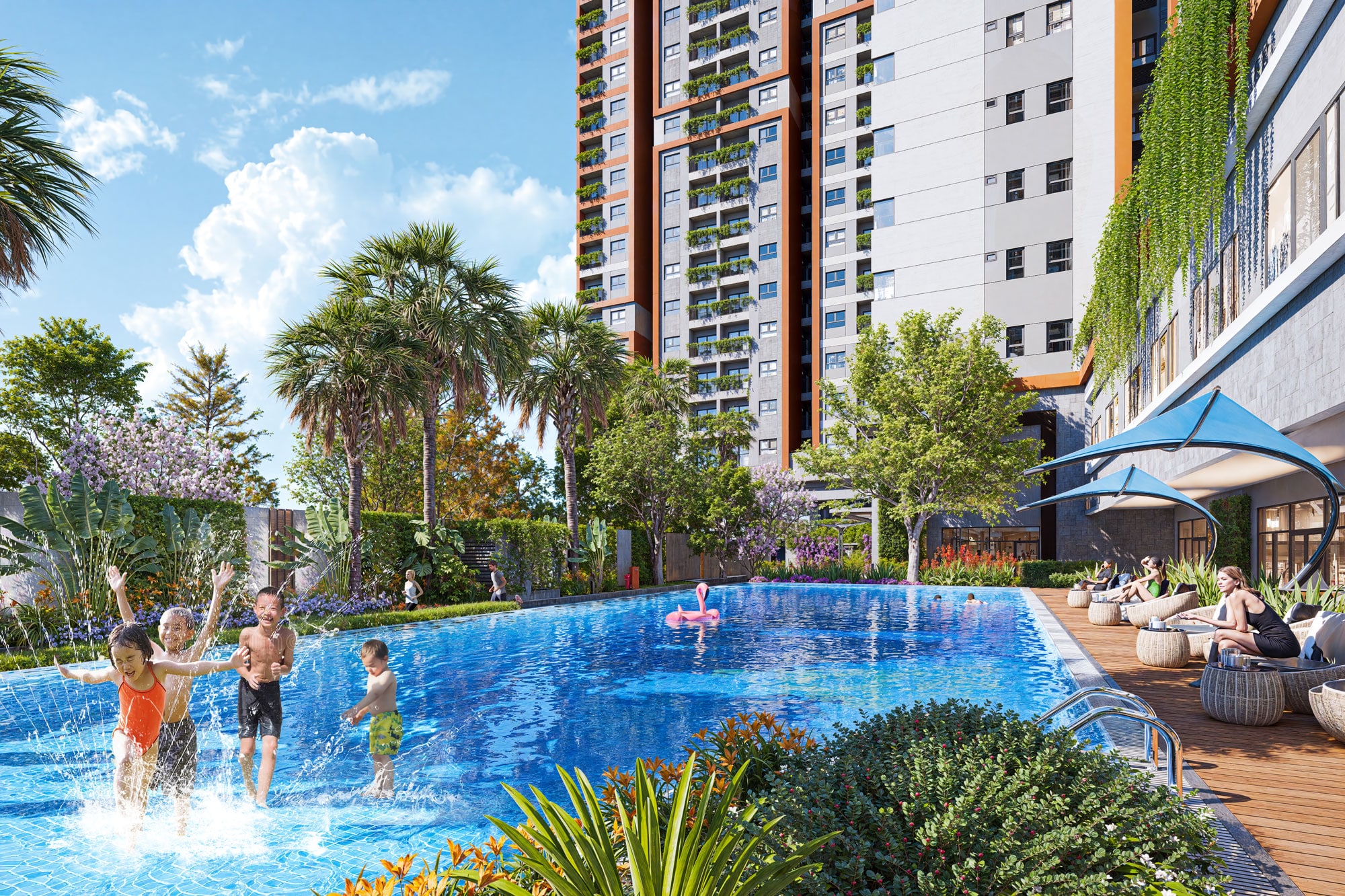 12. Khu hồ bơi Flamenco Pool