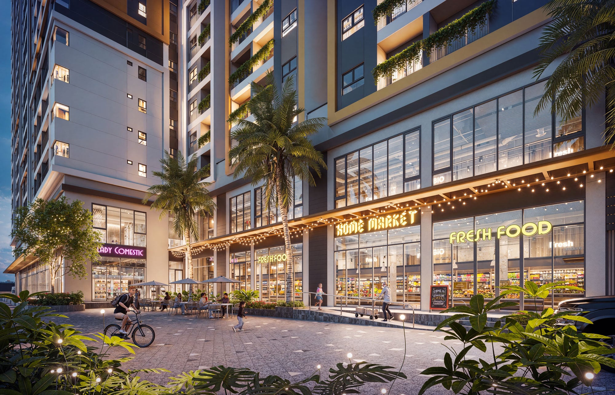 18. Khu siêu thị Home Mart