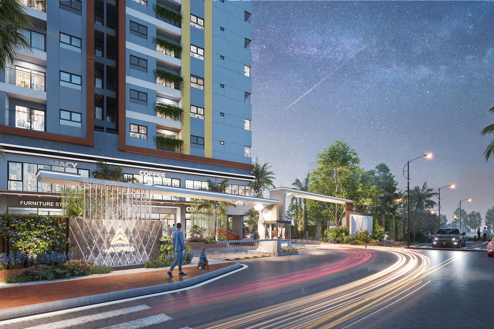 2. Thác nước Zen Aqua