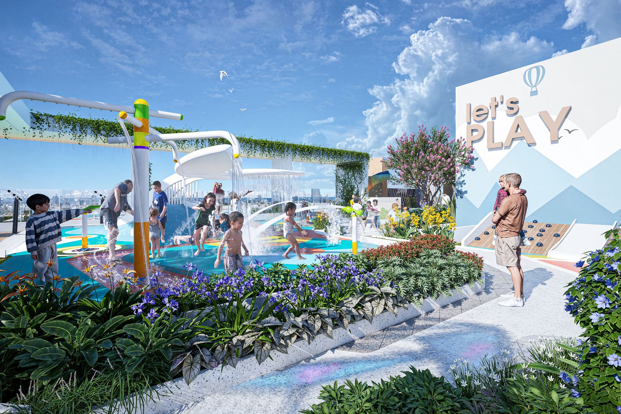 8. Xứ sở cầu vồng Rainbow Town