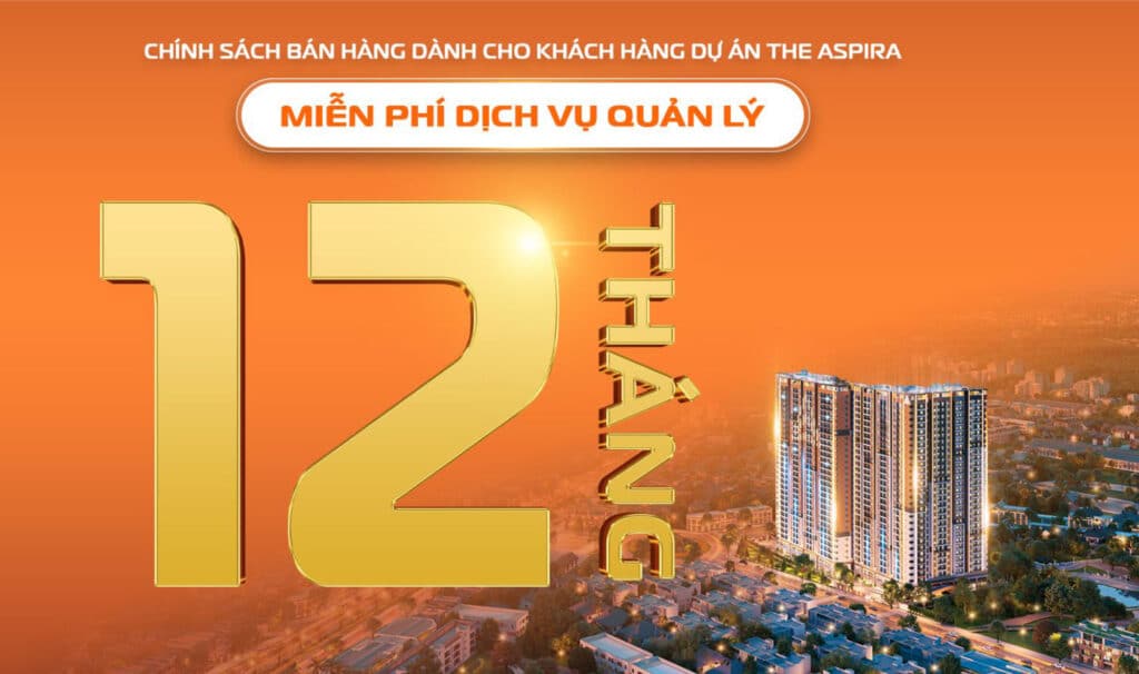Miễn 12 tháng phí quản lý