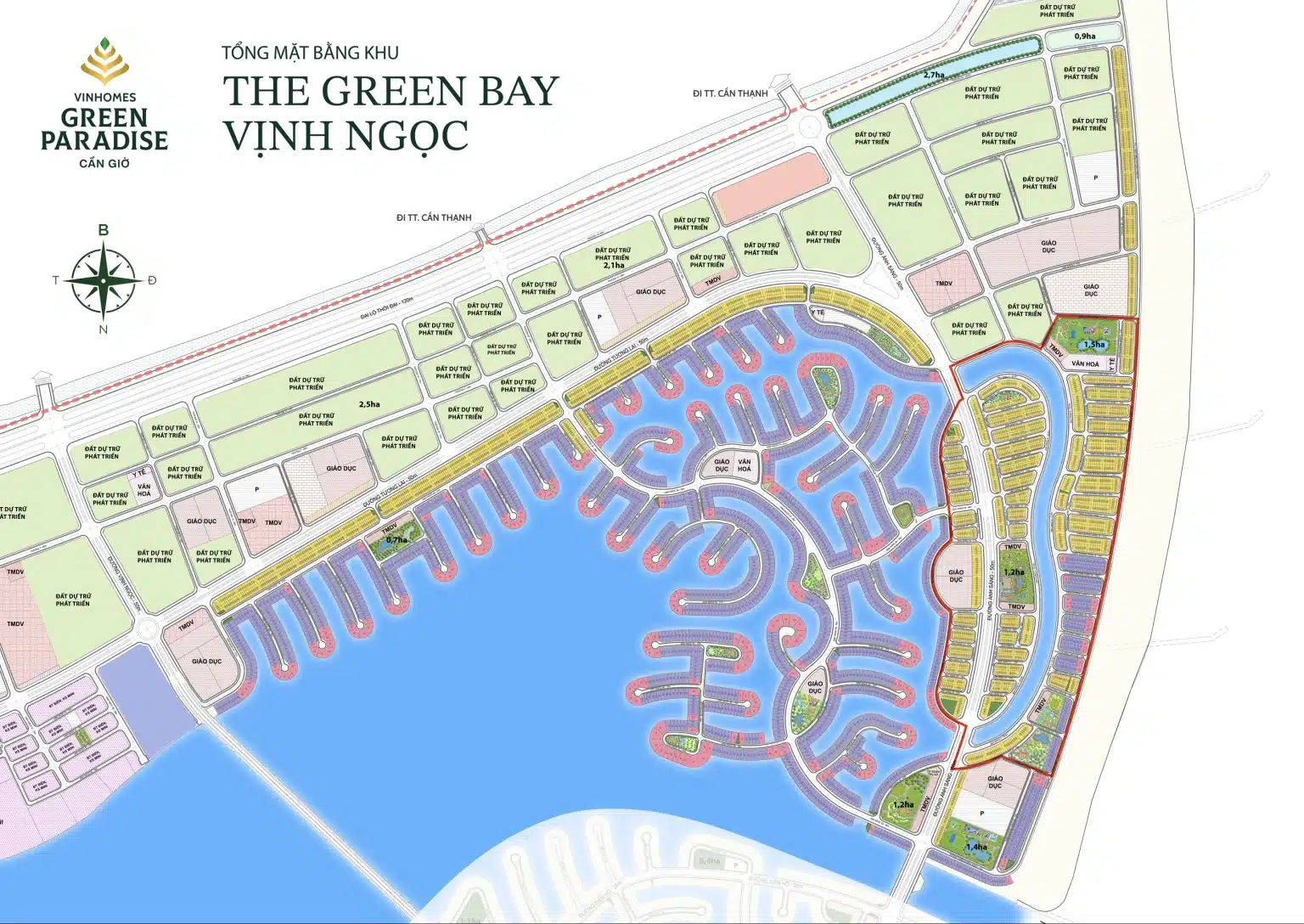 1. Thiết kế quy hoạch mang triết lý “sống xanh” bền vững