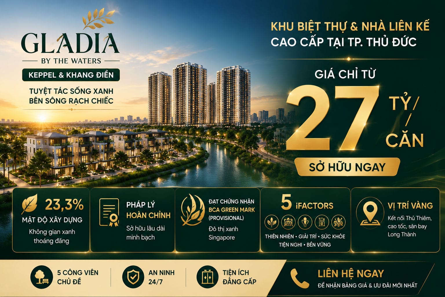 Nhà phố Gladia Thủ Đức