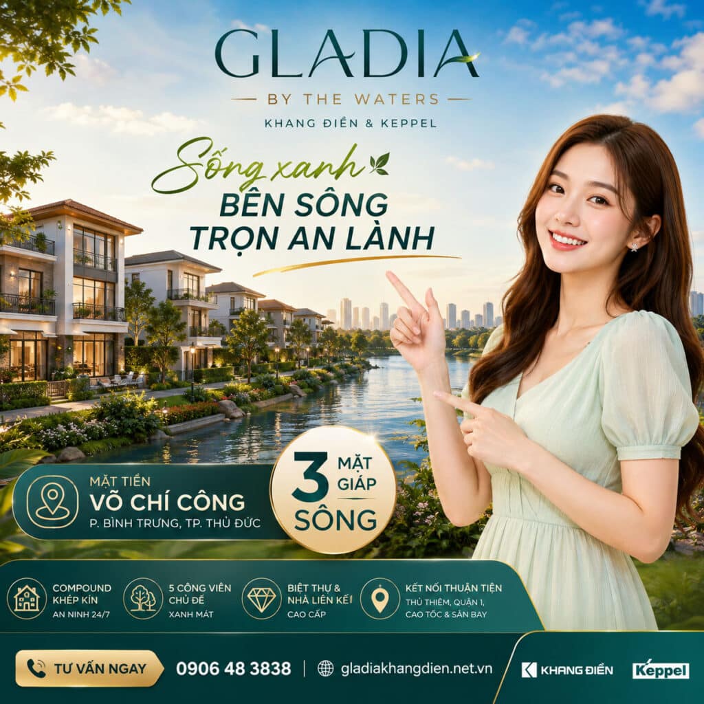 Dự án nhà phố biệt thự Gladia Khang Điền