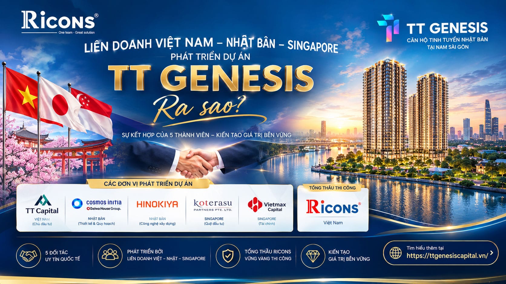 Liên Doanh Phát Triển TT Genesis Gồm Những Ai?
