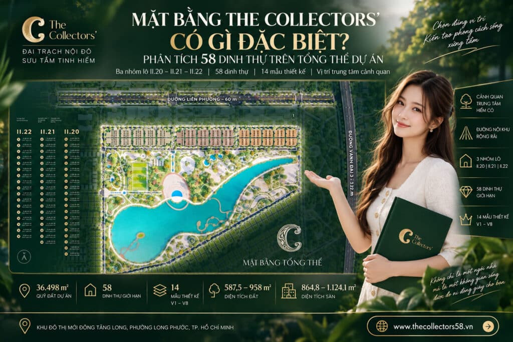 Phân Tích 58 Dinh Thự Trên Tổng Thể Dự Án The Collectors'